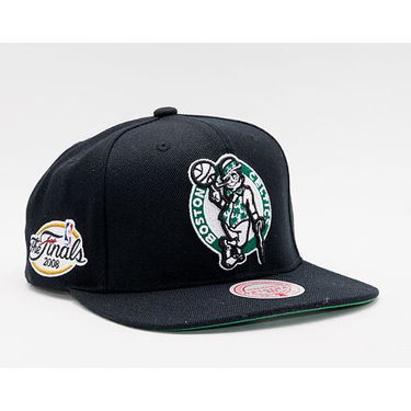 Шапка с козирка Mitchell & Ness Top Spot Snapback HWC Boston Celtics Black Черно | HHSS2976-BCEYYPPPBLCK, 0