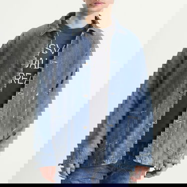 Яке visvim Social Sculpture DMGD Paint Splatter Denim Work Jacket Синьо | 0125205006003, 2