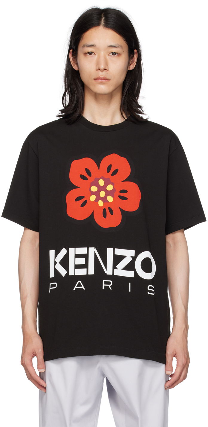 Тениска KENZO Paris Boke Flower Черно | FD55TS4454SO, 0