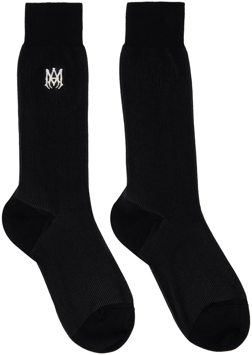 Чорапи AMIRI Dress Socks Черно | AMACSK1014