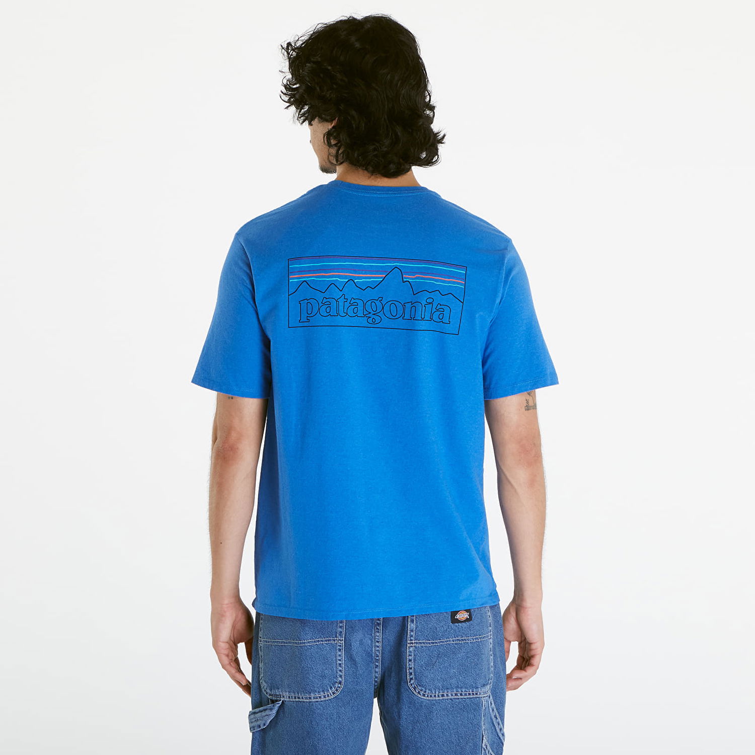Тениска Patagonia P-6 Logo Responsibili-Tee Vessel Blue Синьо | 38504 POLV, 1