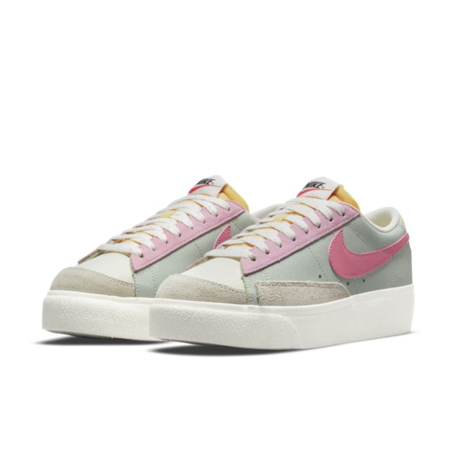Кецове и обувки Nike Blazer Low Platform W Зелено | DM9464-001, 1