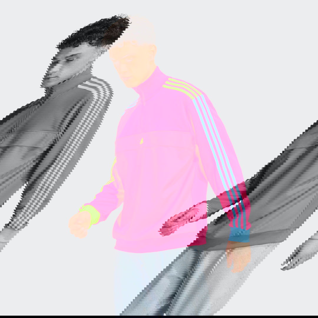 Пуловер adidas Originals Kidcore Half-Zip Розово | IK7047, 0
