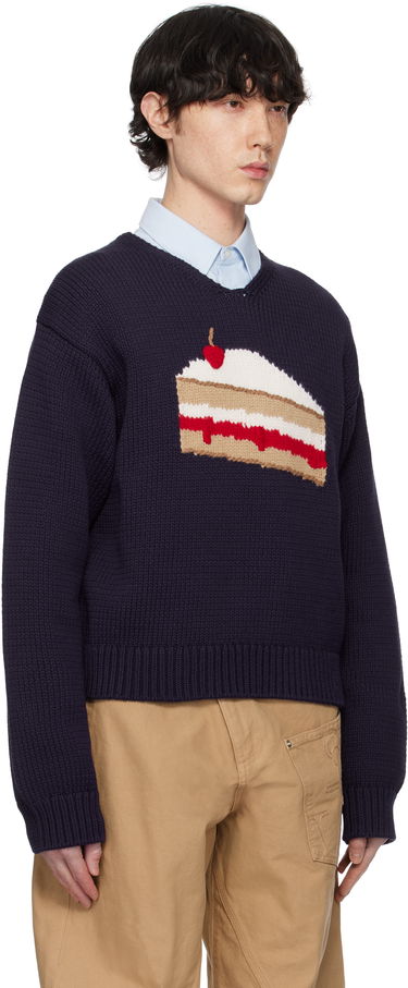 Пуловер JW Anderson JW Anderson House Graphic Sweater Зелено | KW1346-YN0417, 4