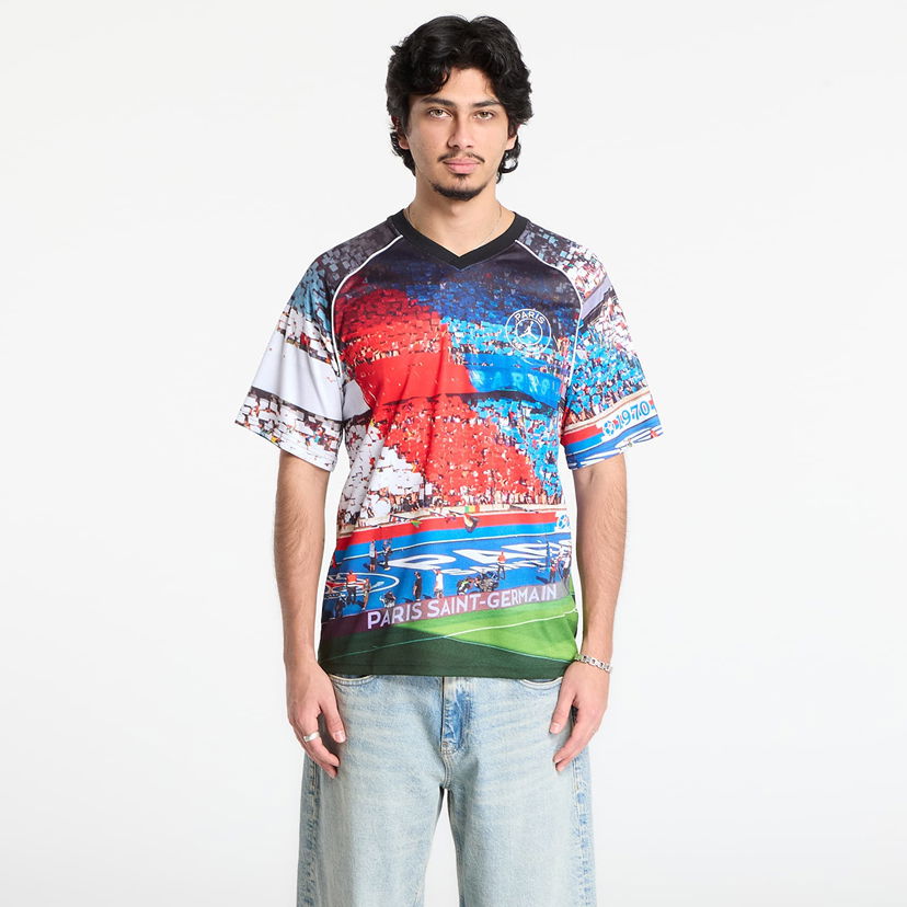Фланелка Jordan Paris Saint-Germain Men's Jersey Top Black Многоцветен | HV3419-010