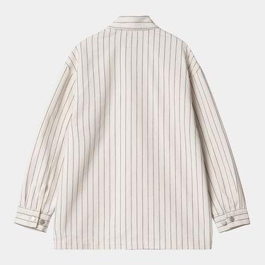 Палта Carhartt WIP Hendry Stripe Chore Coat Бяло | I034847_3, 5