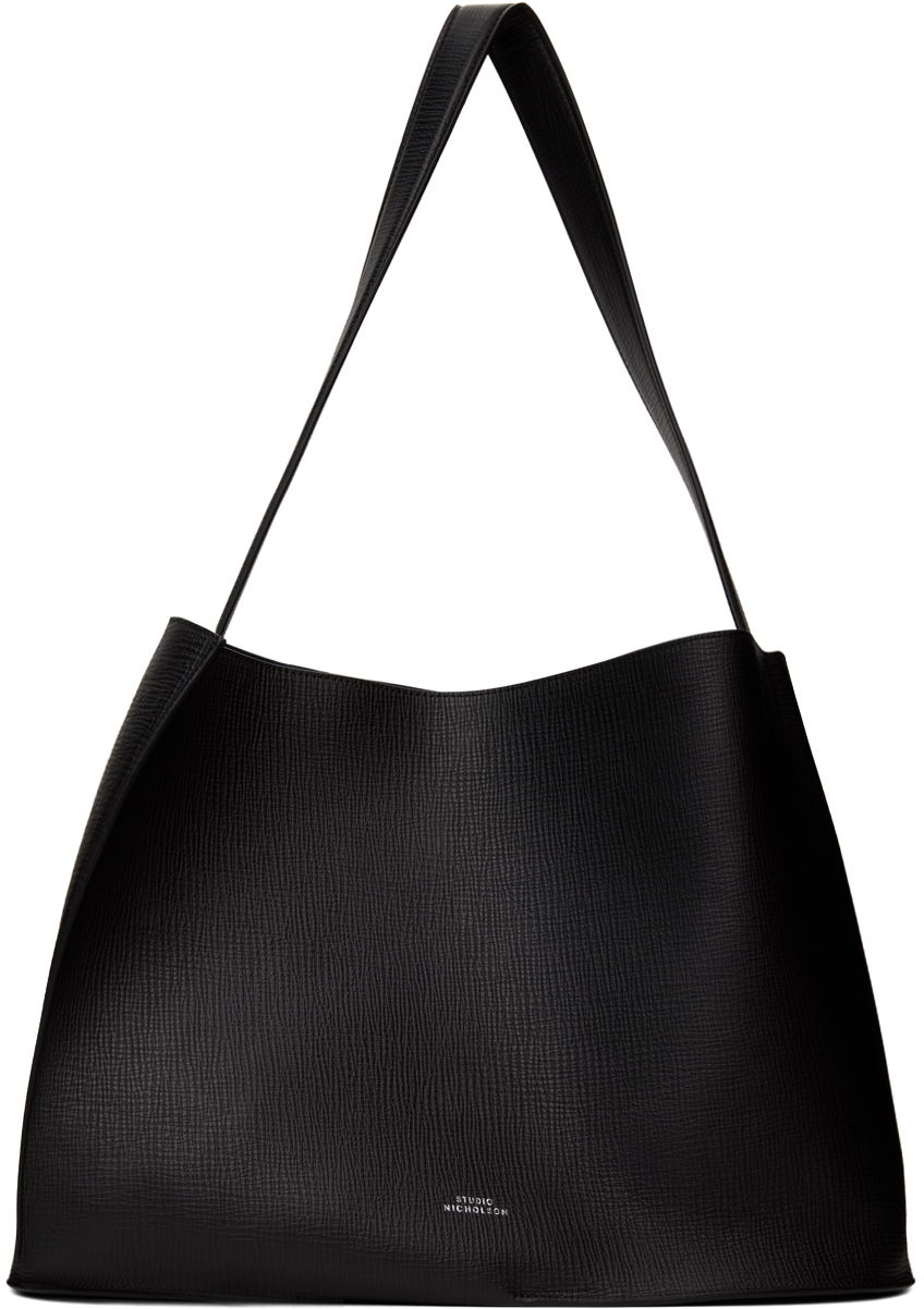 Дамска чанта Studio Nicholson Studio Nicholson Doublet Leather Tote Bag Черно | DOUBLET SN - 741, 0