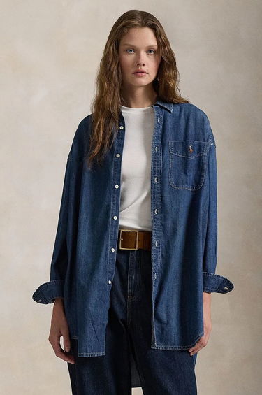 Риза Polo by Ralph Lauren Relaxed Fit Denim Shirt Синьо | 211959035, 0