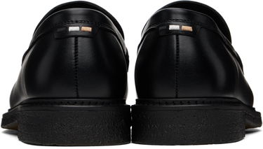Кецове и обувки BOSS BOSS Polished Leather Loafers Черно | 50536162, 1