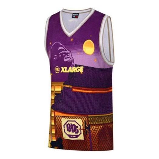 Фланелка Li-Ning XLARGE BadFive Basketball Jersey Лилаво | AAYP533-1