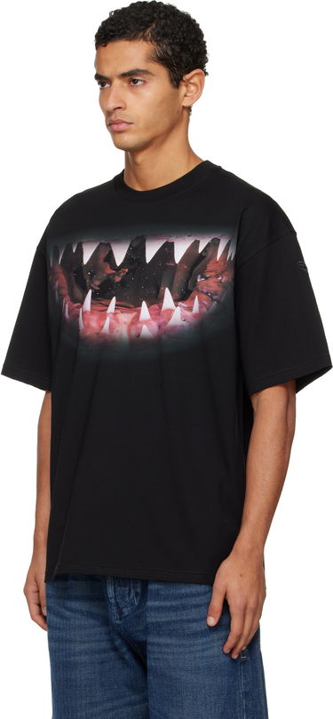 Тениска Diesel Shark Jaw Print T-Shirt Черно | A19617-0PLAT-9XX, 3