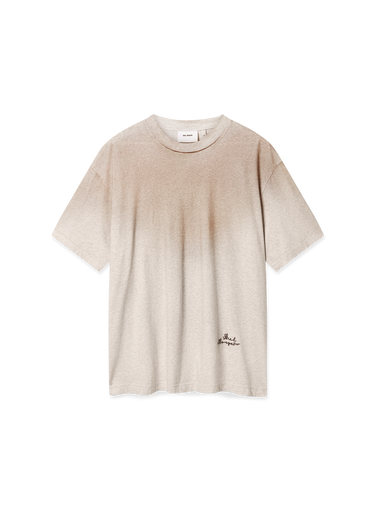 Тениска AXEL ARIGATO Saba Short Sleeve Crewneck Ombre T-Shirt Бежово | A3860003, 0