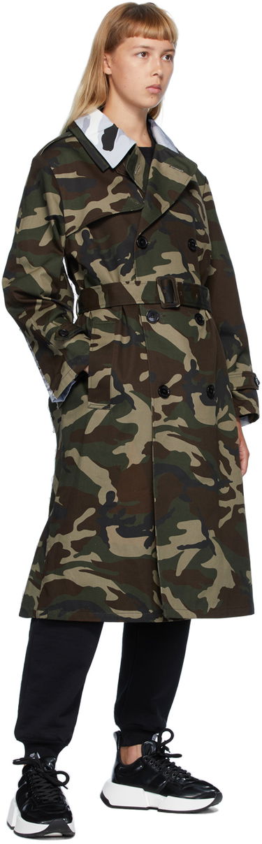 Тренчкот VETEMENTS Vetements Layered Camo Trench Coat Зелено | WAH21JA943, 3