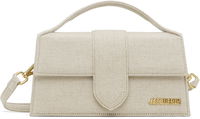 Les Classiques 'The large Bambino' Linen Top Handle Shoulder Bag