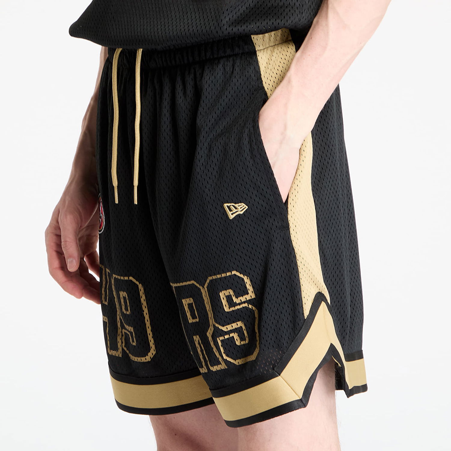 Къси панталони New Era New Era NFL 49ers Graphic Shorts Черно | 60596398, 1