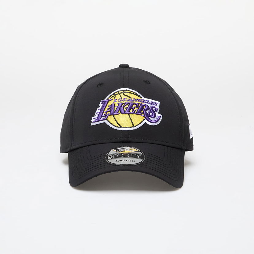 Шапка с козирка New Era Los Angeles Lakers Recycled 9FORTY Adjustable Cap Black/ True Purple Лилаво | 60565233