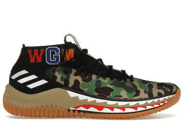 Кецове и обувки adidas Originals Dame 4 A Bathing Ape Camo Многоцветен | AP9974, 0