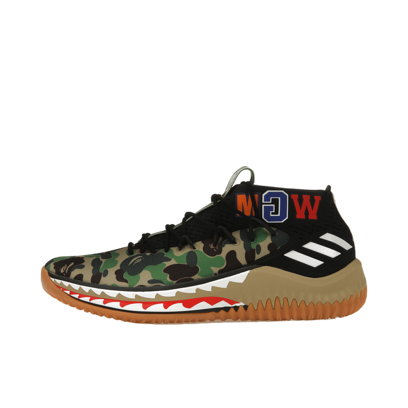 Кецове и обувки adidas Originals Dame 4 A Bathing Ape Camo Многоцветен | AP9974