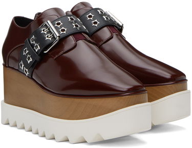 Кецове и обувки Stella McCartney Elyse Platform Derbys Кафяво | 810279E00150, 3
