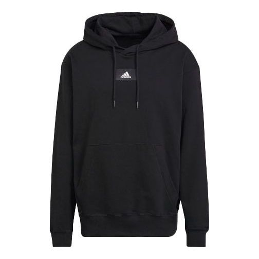 Суитчър adidas Originals Logo Label Hoodie Черно | HE4354, 0