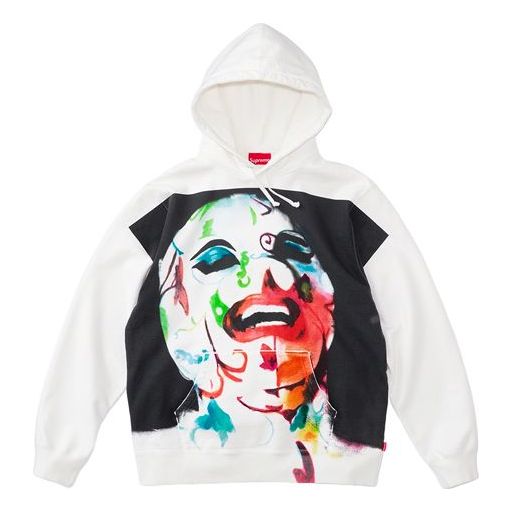 Суитчър Supreme Leigh Bowery Airbrushed Hoodie Бяло | SUP-SS20-722, 0
