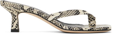 Аксесоари Aeyde Aeyde Wilma Leather Toe-Post Heeled Sandals Бежово | A11-HS-LESS55CI72-SS25-100-043, 0