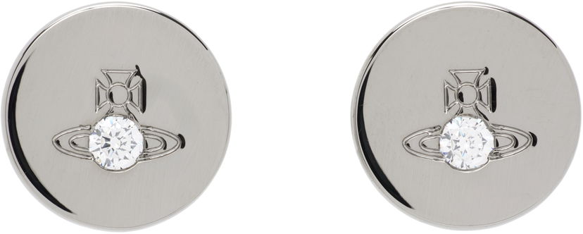 Обеци Vivienne Westwood Lewis Orb Crystal Stud Earrings Металик | 6201037A-02S104-