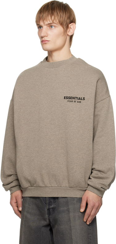 Пуловер Fear of God Fear of God ESSENTIALS Fleece Crewneck Sweatshirt Кафяво | 192HO246269F, 3