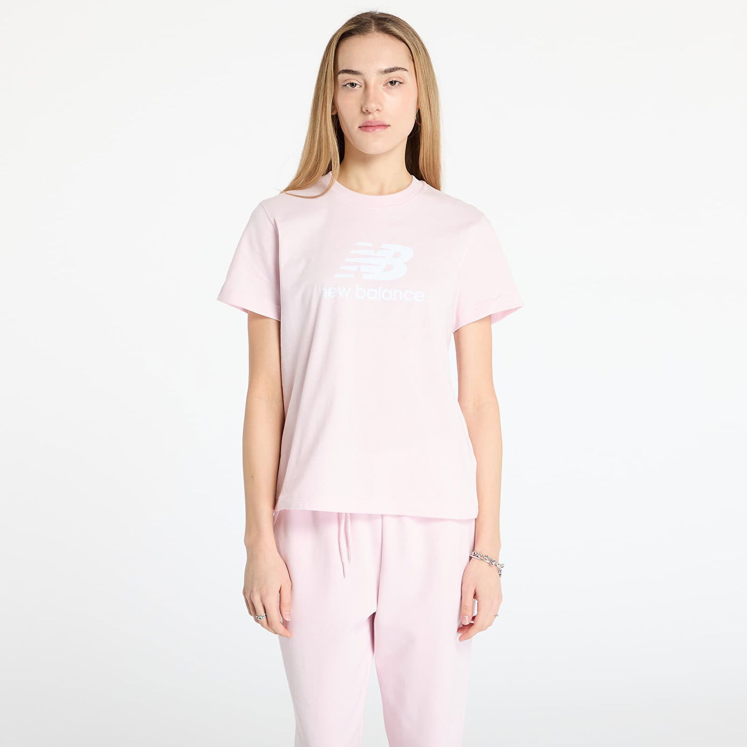 Тениска New Balance New Balance Sport Essentials Jersey T-Shirt Розово | WT41502RSG, 0