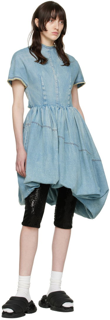 Pокля We11done Denim Mini Dress Синьо | WD-DO1-22-352-W-BL, 3