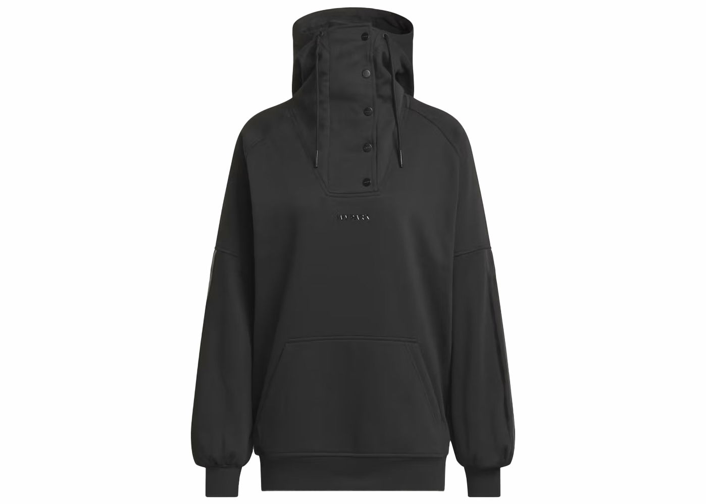 Суитчър adidas x IVY PARK Park Snapneck Hoodie Черно | IK9647, 0