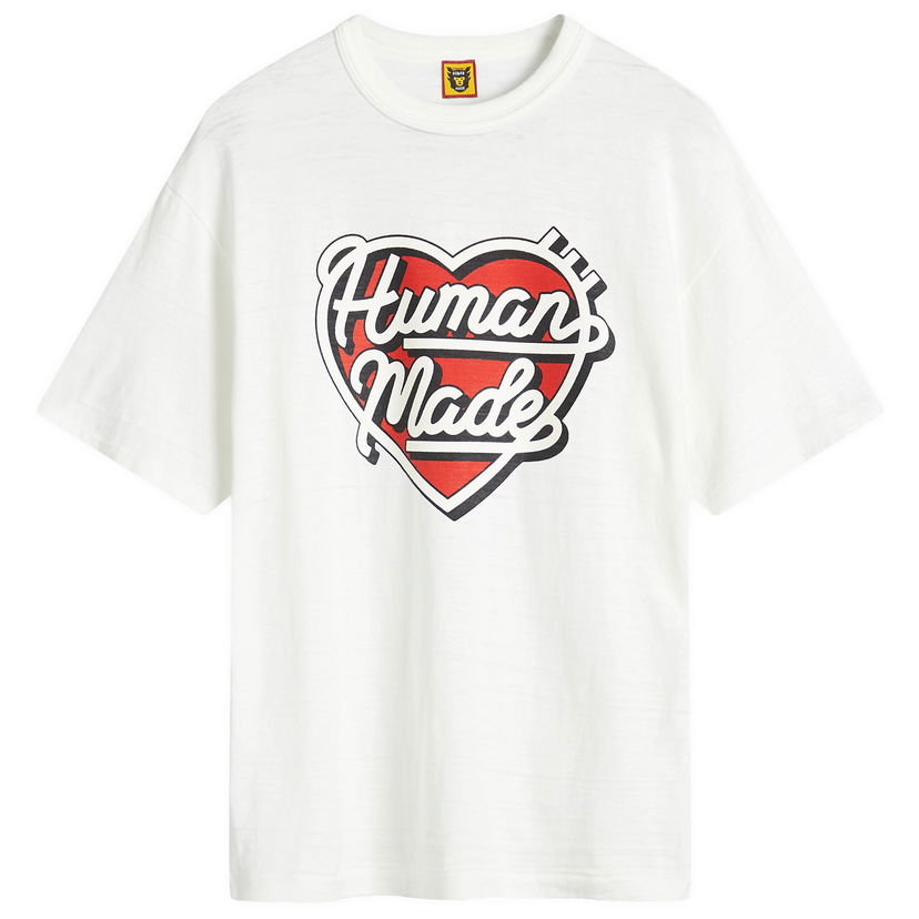 Тениска Human Made Graphic T-Shirt with Heart Logo Print Бяло | HM28TE008-WH