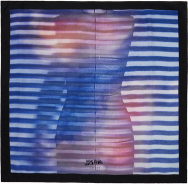 Шал Jean Paul Gaultier Jean Paul Gaultier 'The Air' Silk Scarf Синьо | 25/03-U-AC023-W027-565034, 0