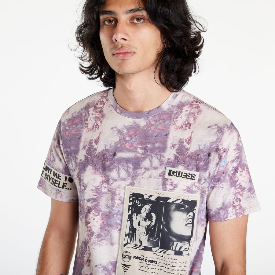 Тениска GUESS Bsc Urbn Flyer Tee Лилаво | M2BI78K9RM4-F10N, 1