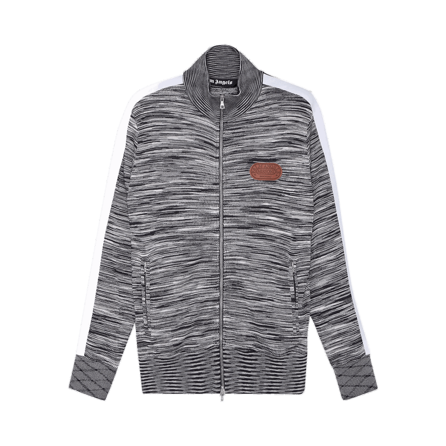 Яке Palm Angels x Missoni Knitted Track Jacket Сиво | PMHA028F21KNI0010860, 0