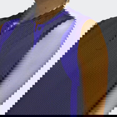 Поло тениска adidas Originals Ultimate365 Tour Sleeveless Primeknit Polo Shirt Тъмно синьо | HS8949, 2