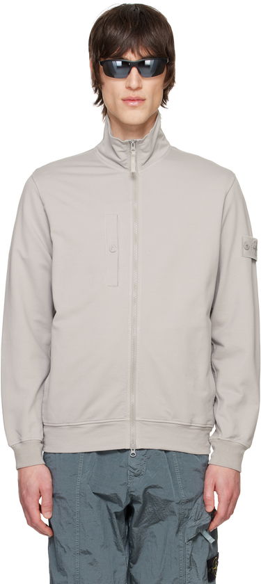 Пуловер Stone Island Stone Island Stretch Zip-Up Jacket Сиво | K1S15 6100012 S00F3, 0