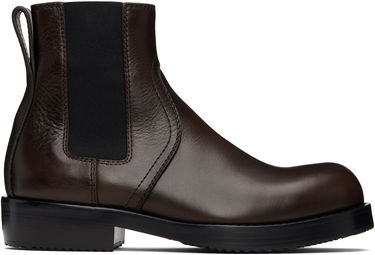 Кецове и обувки Dries Van Noten Dries Van Noten Leather Chelsea Boots Кафяво | 252-021703-105, 0