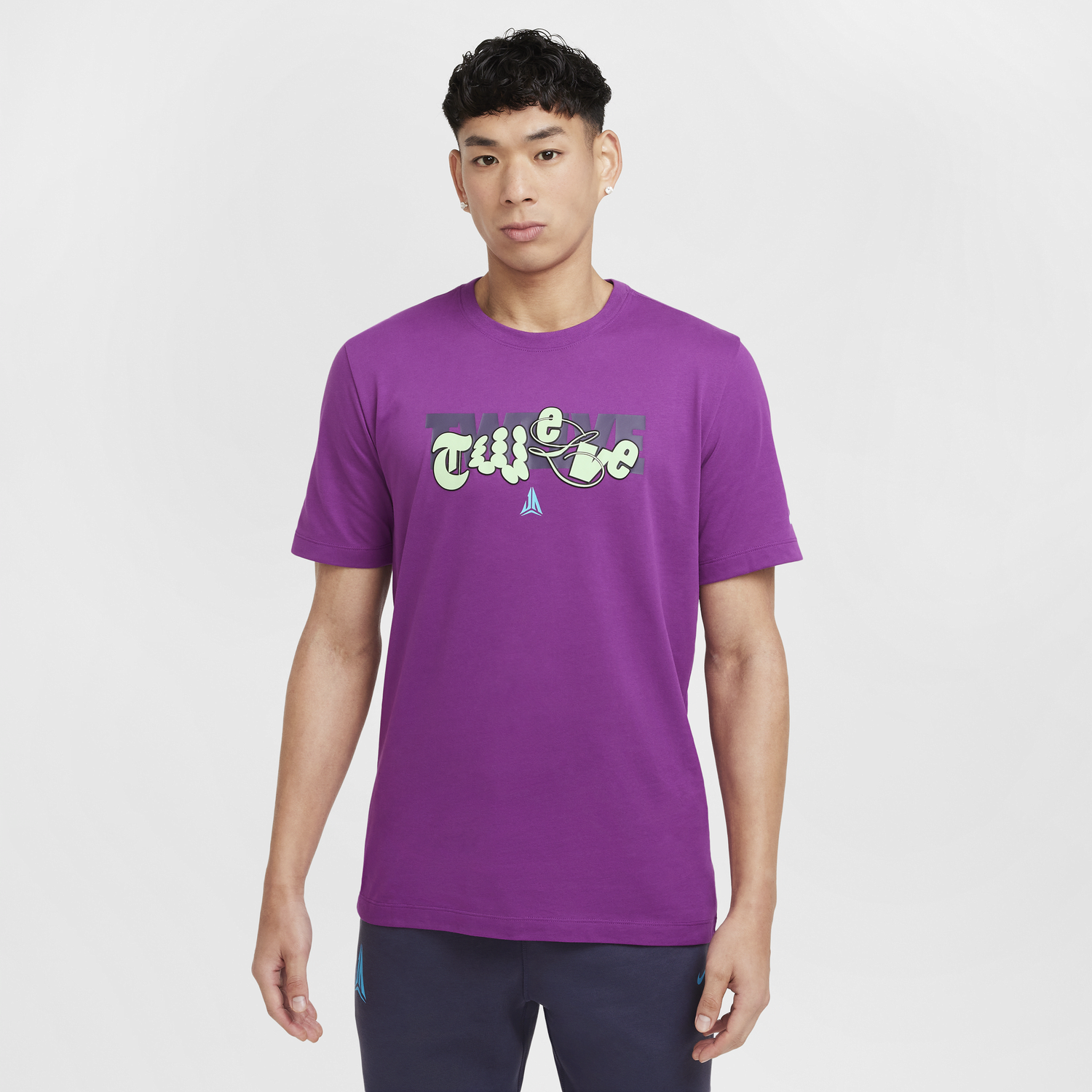 Тениска Nike Ja Basketball T-shirt Print Purple Лилаво | HF6193-505, 0