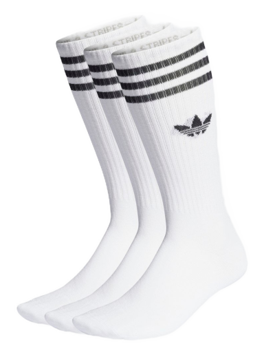 Чорапи adidas Originals Solid Crew Socks – 3 pack Бяло | IJ0734