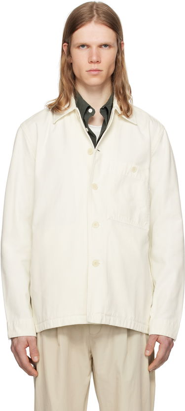 Риза NORSE PROJECTS Norse Standard Twill Overshirt Бяло | N50-0260, 0
