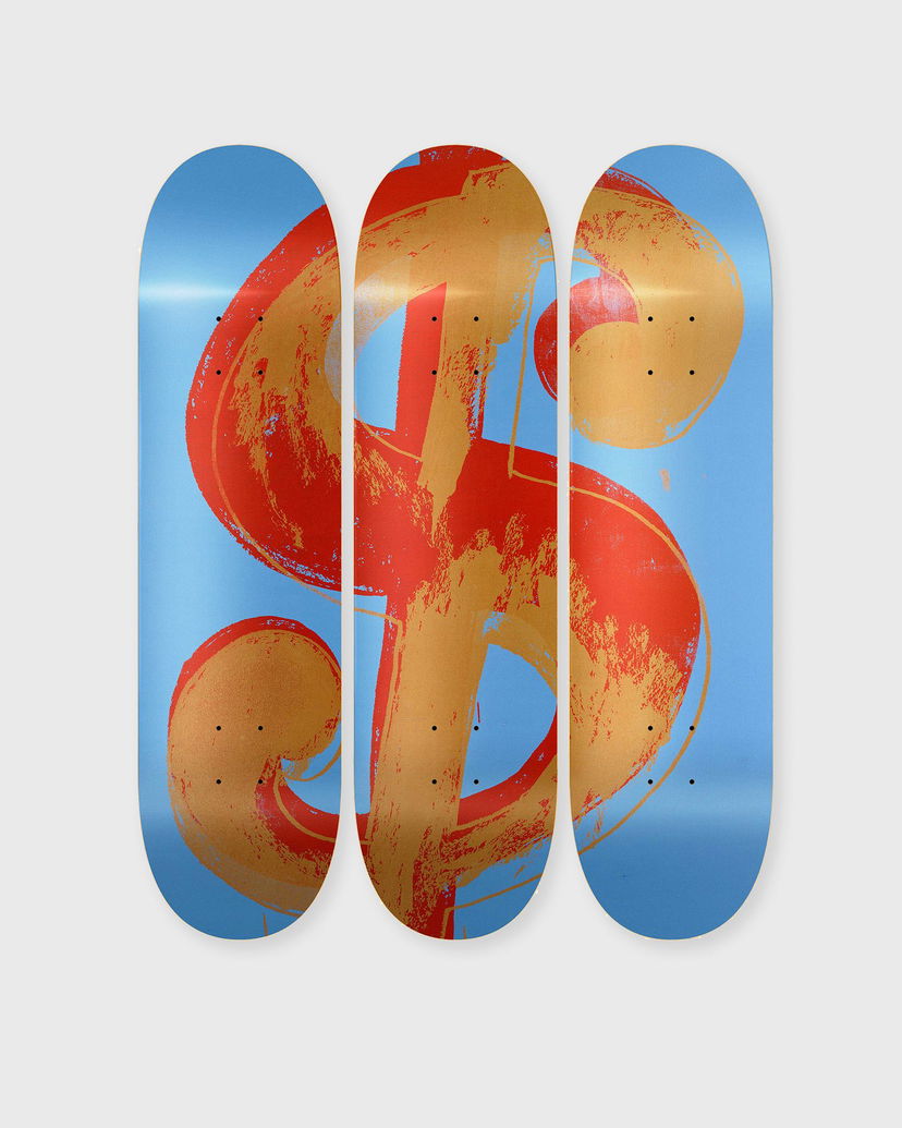 Skate The Skateroom Andy Warhol Dollar Sign Blue Deck Многоцветен | 5407006112525