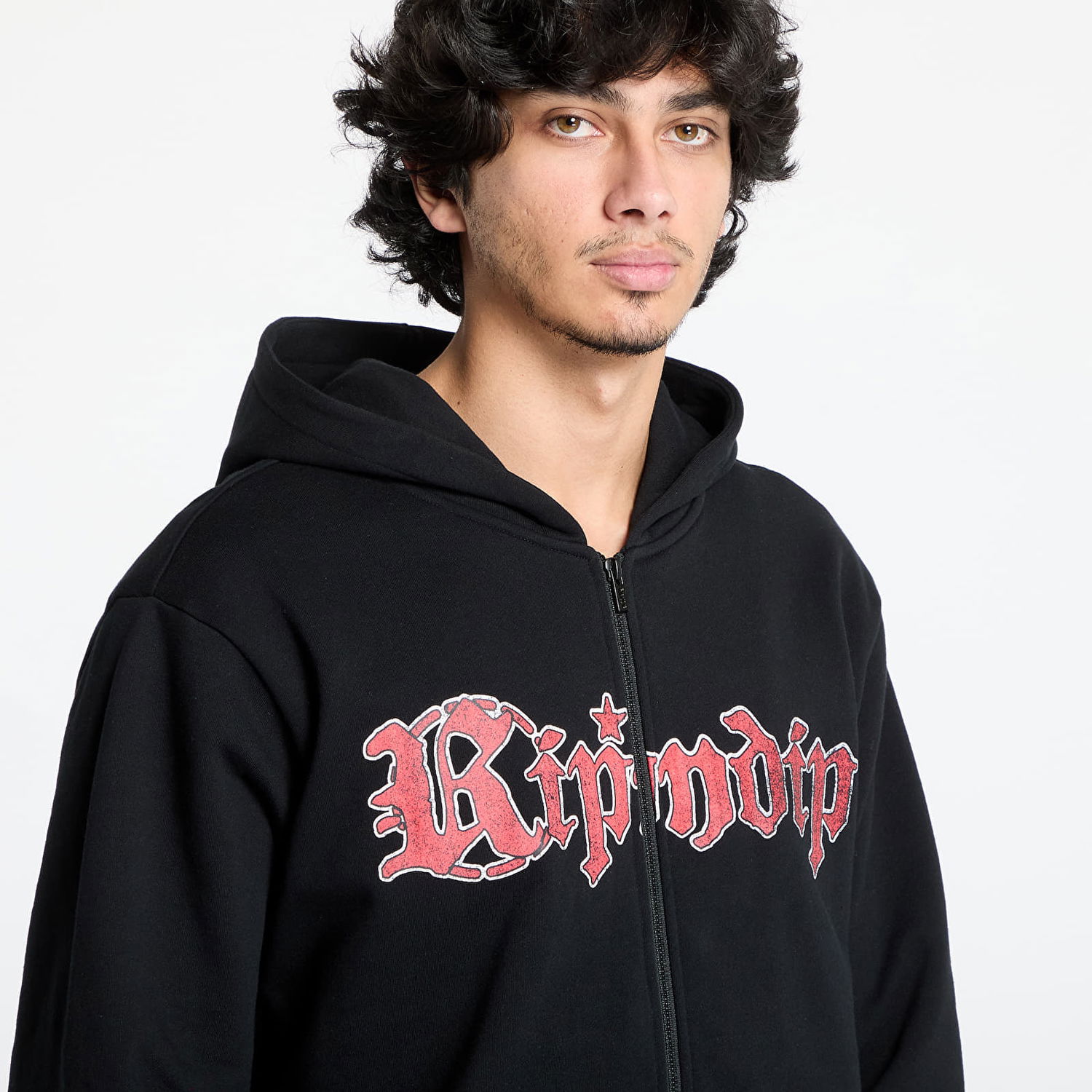 Суитчър RIPNDIP RIPNDIP Fein Full Zip Hoodie Черно | RNDHOL24116, 1