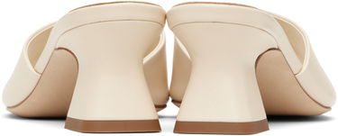 Аксесоари Aeyde Aeyde Ale Leather Mules Бяло | A11-HS-ARCS45TB142-SS25-100-007, 1