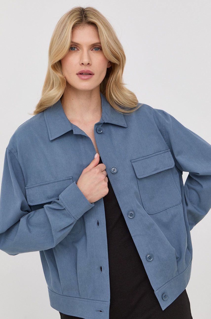 Яке Samsoe Samsoe Monica Overshirt Тъмно синьо | F22100133, 0