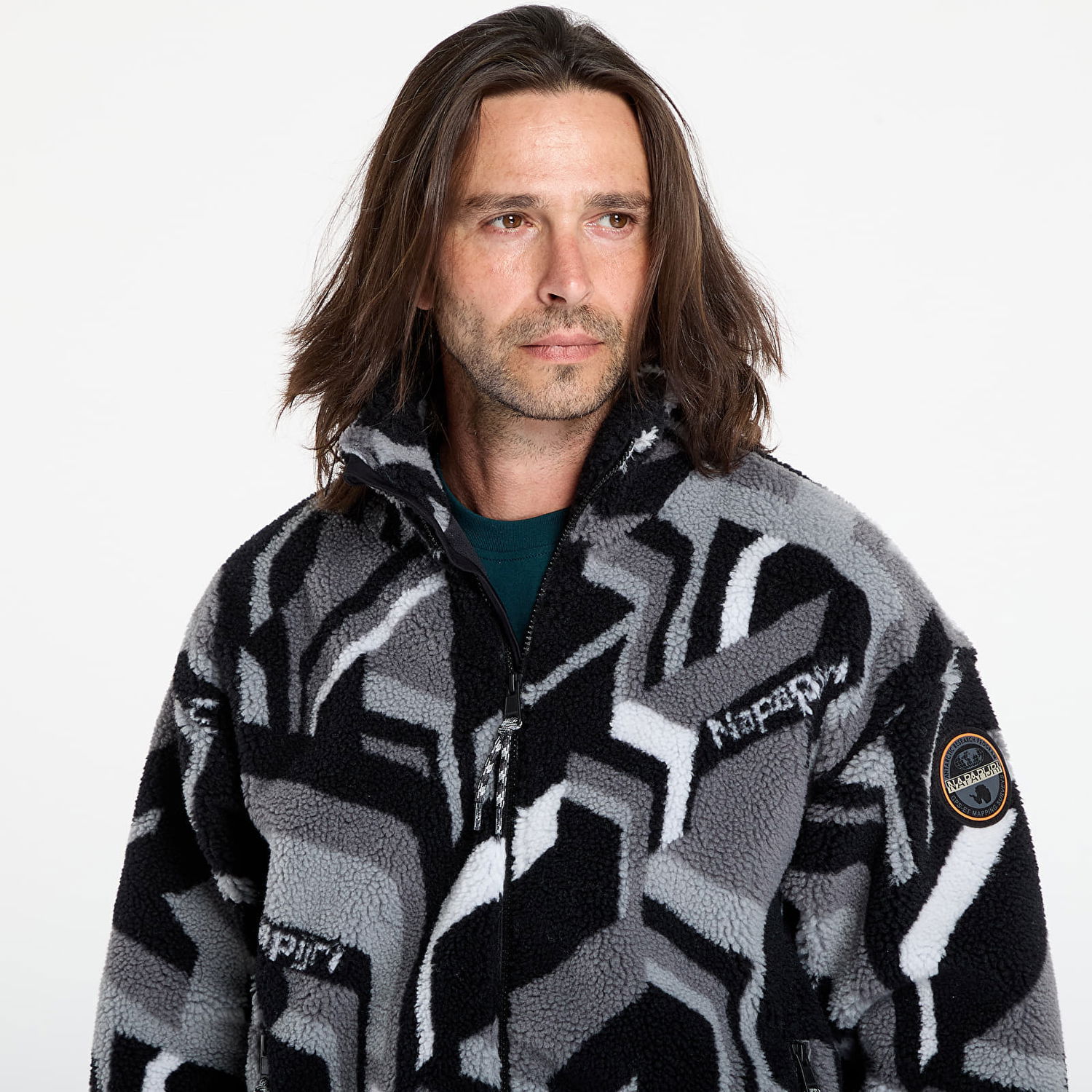 Яке Napapijri Napapijri T-Fiemme AOP Fleece Jacket Многоцветен | NP0A88TCFZN1, 1