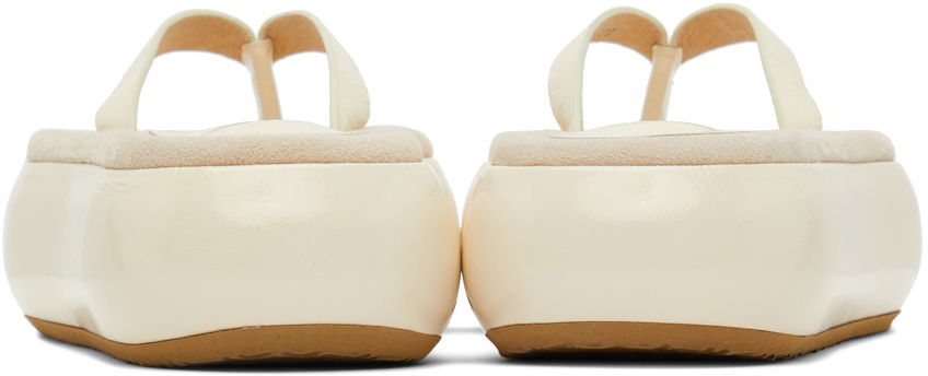 Облекло OSOI OSOI Boat Flip Flop Platform Slides Бежово | 22SS030-03-04, 1