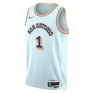 Фланелка Nike Dri-FIT NBA Swingman Victor Wembanyama San Antonio Spurs City Edition 2024/25 Jersey Синьо | FQ4360-474, 0
