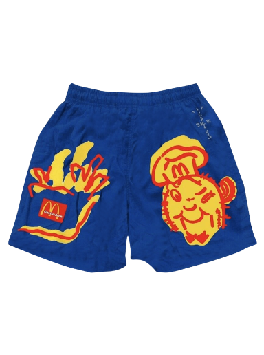 Къси панталони Cactus Jack by Travis Scott McDonald's x Illustration Shorts Синьо | CJMD BS124 BLUE