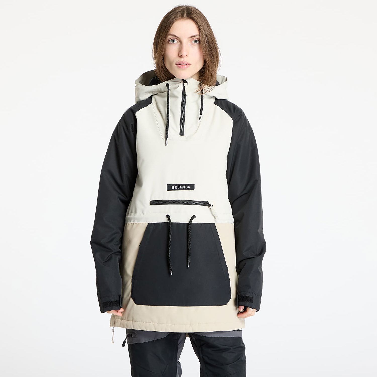 Парка Horsefeathers Horsefeathers Derin II Women's Anorak Jacket Черно | OW214M, 0
